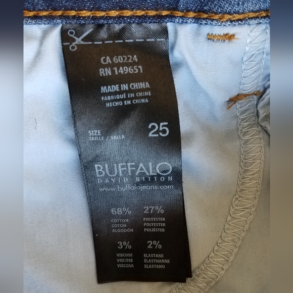 Buffalo David Bitton Faith Straight Stretch Midrise Jean - Picture 5 of 11